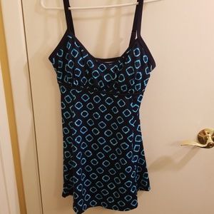 Modest Empire Waist Swimdress